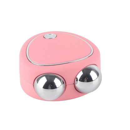 Microcurrent Facial Massager Reduce Double Chin Handheld Face Lifting USB Portable Heart Shape Face Sculpting Roller Devices